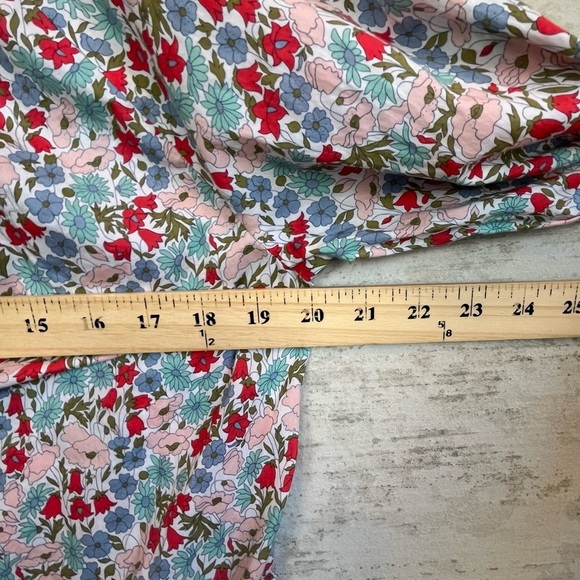 J. Crew Liberty Fabrics Floral Print Women's Top Sz 0 Ditzy Cottagecore Prairie - Picture 15 of 15